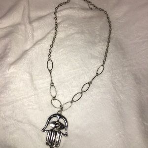 Hamsa hand necklace